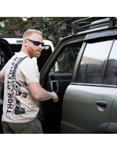 Thor Steinar Pánske Tričko FIGHT - čierna