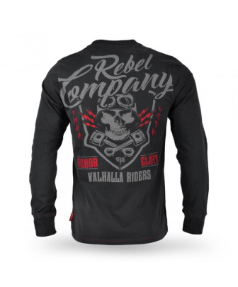 Thor Steinar Pánske Tričko s dlhým rukávom - Black