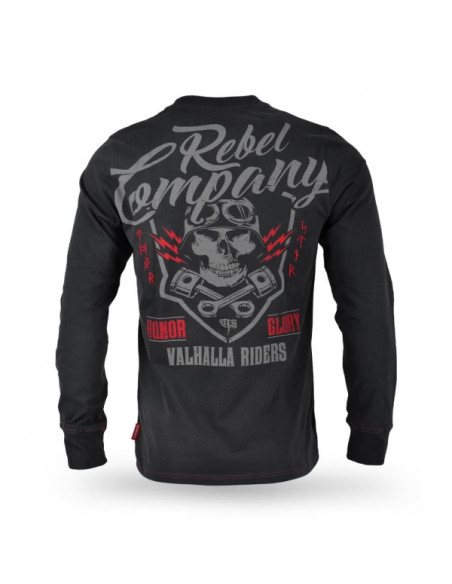 Thor Steinar Pánske Tričko s dlhým rukávom - Black