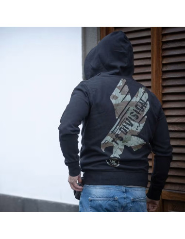 Thor Steinar Pánska Mikina JACKET - Black