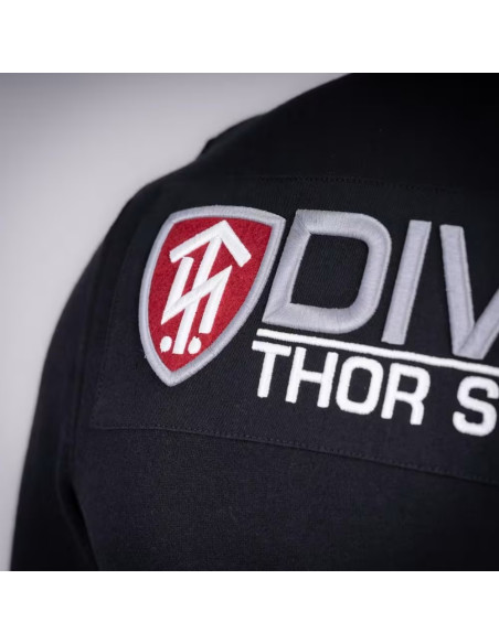 Thor Steinar Pánska Mikina M4.DIV - Black