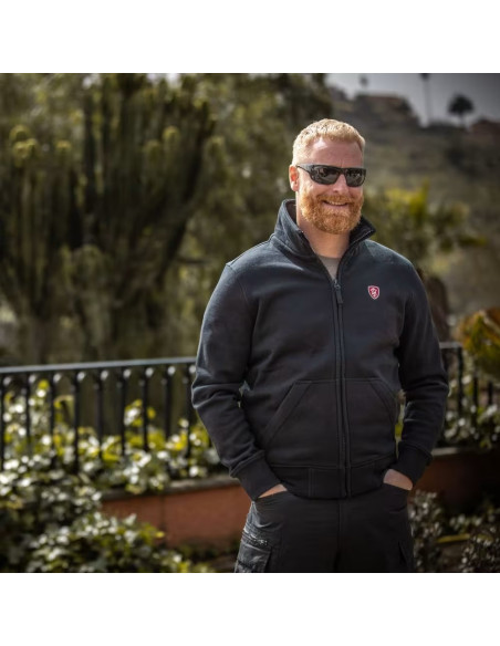 Thor Steinar Pánska Mikina M4.DIV - Black