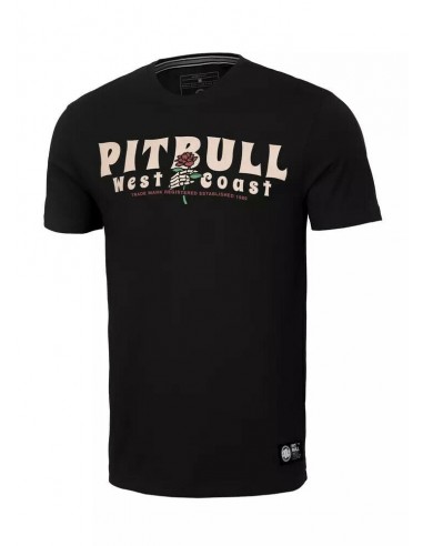 Pitbull West Coast Pánske Tričko s krátkym rukávom Santa Muerte - čierne