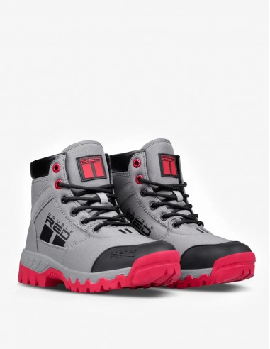 Double red URBAN Boots - Grey