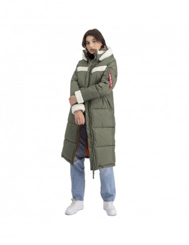 Alpha Industries puffer coat ZH Wmn, zelený dámsky zimný kabát
