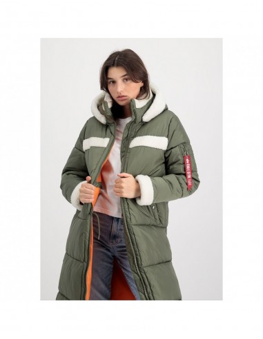 Alpha Industries puffer coat ZH Wmn, zelený dámsky zimný kabát