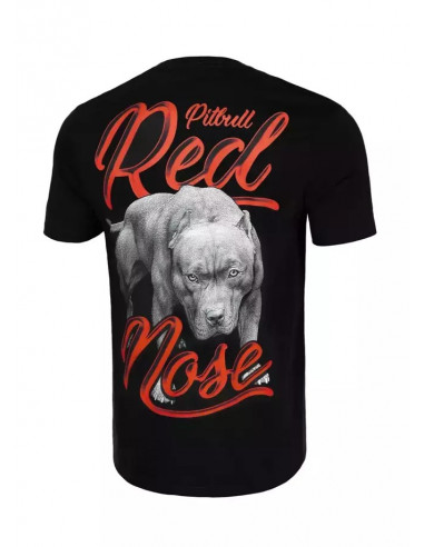 Pitbull West Coast pánske Tričko Red Nose 23 - čierna