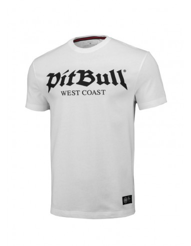 Pitbull West Coast Pánske Tričko s krátkym rukávom R.f.210 OLD LOGO - Biele